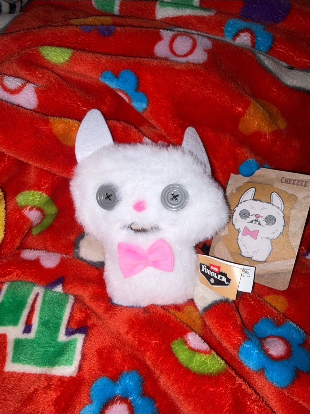 Fuggler alley cat keychain cheezee plush NEW RARE QUICK SHIP